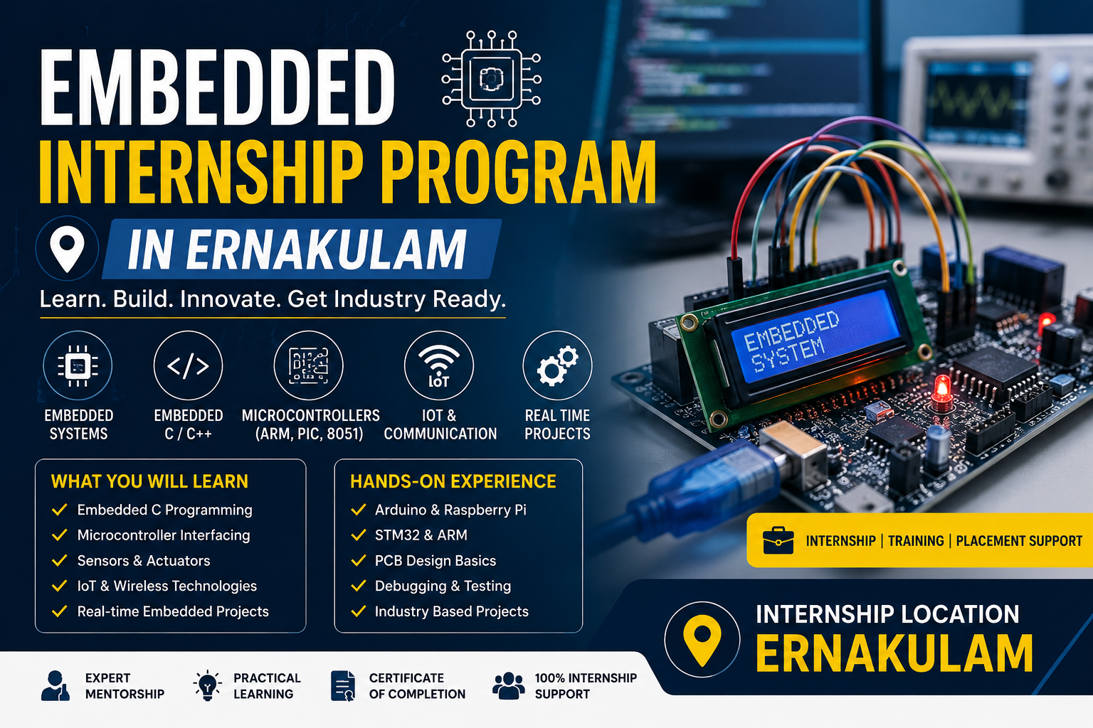Embedded Systems Internship Program in Ernakulam